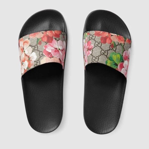 Buy Best 2018 NWT Gucci Women's Blooms slide sandal GG Supreme Canvas Size US6-11