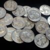 Online Sale: $5 Face Value 90% Silver Washington Quarters!  Junk silver!  20 Coins!