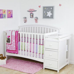 Buy Best 5 in 1 Side Convertible Crib Changer Nursery Furniture Baby Toddler Bed White