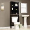 Buy Best Bathroom Storage Shelves Over The Toilet Space Saver Cinnamon Cherry Furniture