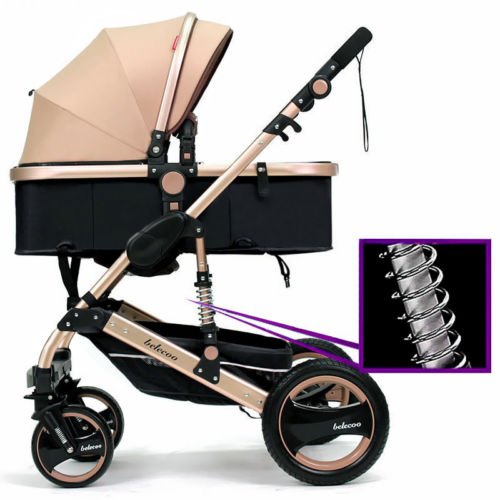 Online Sale: Belecoo Baby Carriage Foldable Travel Stroller Buggy Pushchairs Pram Outdoor FS