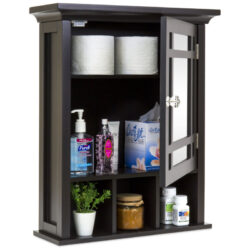 Buy Best Best Choice Products Bathroom Vanity Mirror Wall Storage Cabinet (Espresso)
