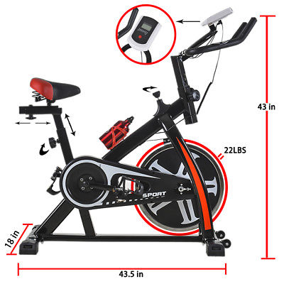 Buy Best Black Bicycle Cycling Fitness Exercise Stationary Bike Cardio Home Indoor 508