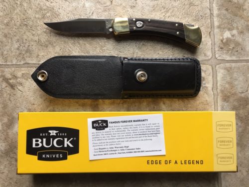 Online Sale: Buck 110 Automatic Ebony Dymondwood Knife New In Box