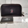 Buy Best Disney X COACH Mickey Mouse Calf Leather Zipper Cosmetic Case Black F59820 NWT!