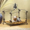 Online Sale: Dog Cat Ferret Royal Splendor Velvet Canopy Pet Bed New