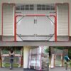 Online Sale: EZGoal Hockey Folding Pro Goal with Backstop and Targets, 2-Inch, Red/White