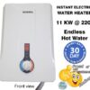 Online Sale: Electric Tankless Water Heater Endless Hot Water On-Demand 11KW - 2.9 GPM RW126