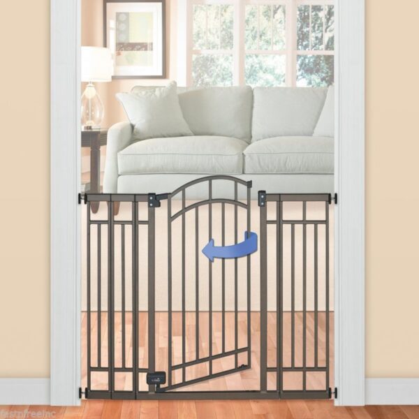 Buy Best Extra Tall Walk Thru Child Safety Gate Baby Toddler Dog Pet Doorway Stairs Fence