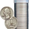 Online Sale: FULL DATES Roll Of 40 $10 Face Value 90% Silver Washington Quarters