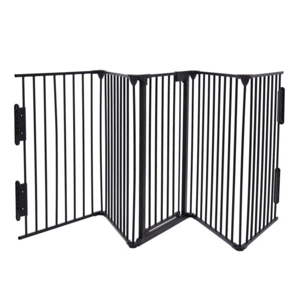 Online Sale: Fireplace Fence Baby Safety Fence Hearth Gate Pet Cat Dog BBQ Metal Fire Gate