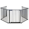 Online Sale: Fireplace Fence Baby Safety Fence Hearth Gate Pet Cat Dog BBQ Metal Fire Gate