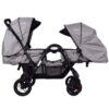 Online Sale: Foldable Face To Face Twin Baby Stroller Double Kids Infant Reclining Seats Gray