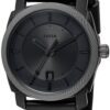 Online Sale: Fossil Men's FS5265 Machine 42mm Three-Hand Date Black Leather Watch