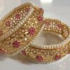 Online Sale: Hyderabadi bridal bangles / kada in ruby