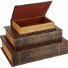 Online Sale: IMAX 1942-3 Old World Book Box Collection Set of 3