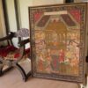 Buy Best Important Turkish textile handpainting Sultan ceremony antique oriental décor
