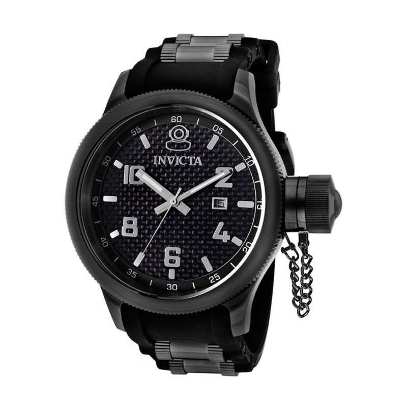 Online Sale: Invicta 0555 Men's Russian Diver Gunmetal Quartz Watch