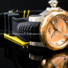Online Sale: Invicta Men Venom Sea Dragon Automatic NH35A Rose Gold Black Strap 52mm SS Watch