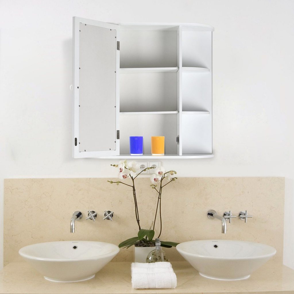 Buy Cheap Medicine Cabinet White Framed Mirror Door Wall ...