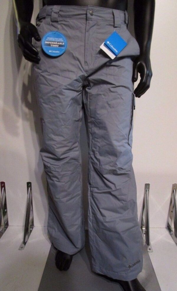 Buy Best Mens S-M-L-XL-XXL Columbia Bull Lake Insulated Waterproof Snow Ski Pants - Gray