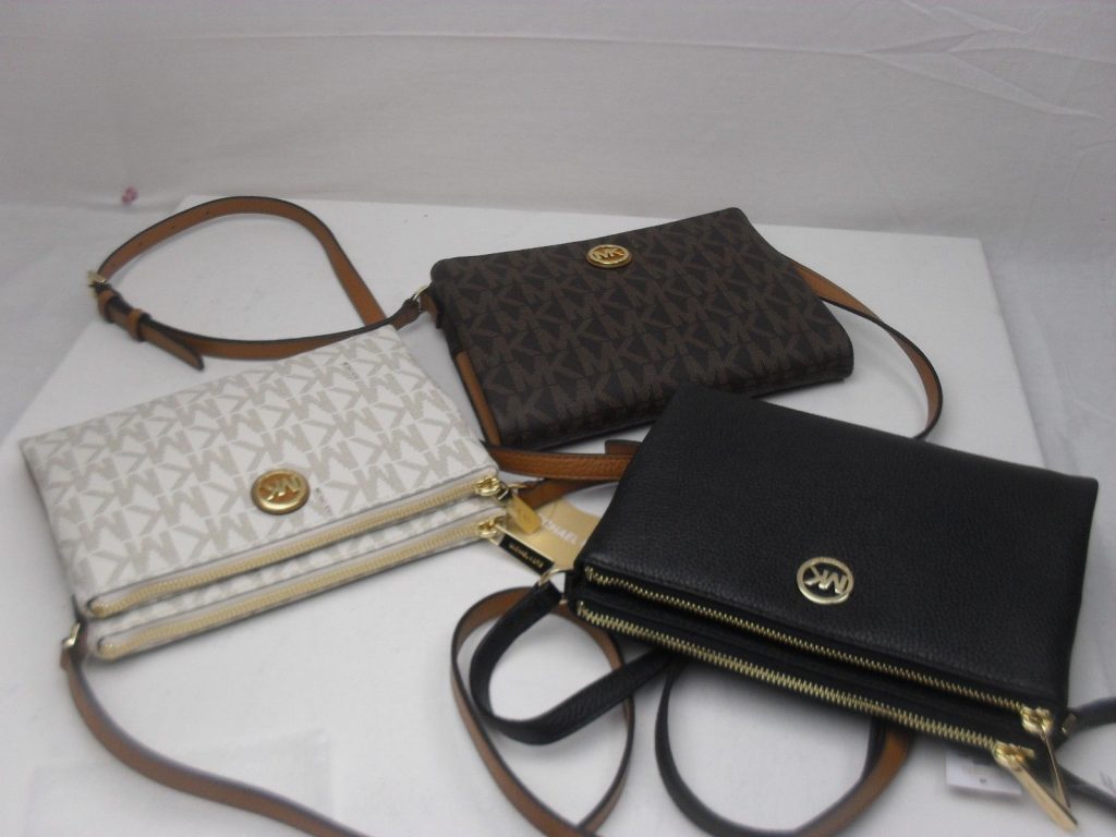 Buy Cheap Michael Kors Fulton LG EW Crossbody PVC MK Messenger Purse Bag Various Colors | Best Buy