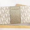 Online Sale: Michael Kors Jet Set Travel Center Stripe Continental Wallet Vanilla MK Gold BOX