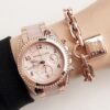 Buy Best Michael Kors Women's Blair Chrono 100m Rose Gold Stainless Steel Watch MK5943