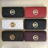 Online Sale: NWT Michael Kors Fulton Flap Continental Leather PVC Wallet Various Color