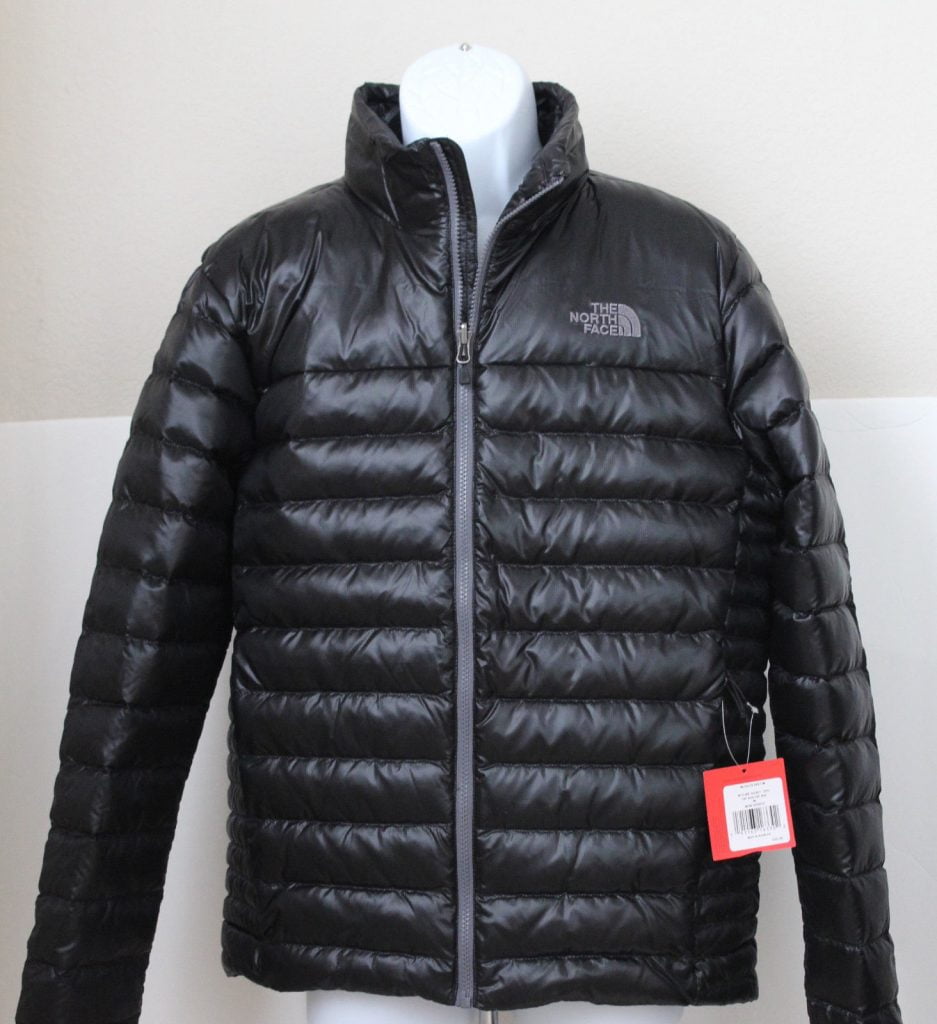 black north face jacket puffer