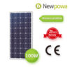 Online Sale: Newpowa 100W Watts 12V Monocrystalline Solar Panel Off Grid Kit for RV Boat mono