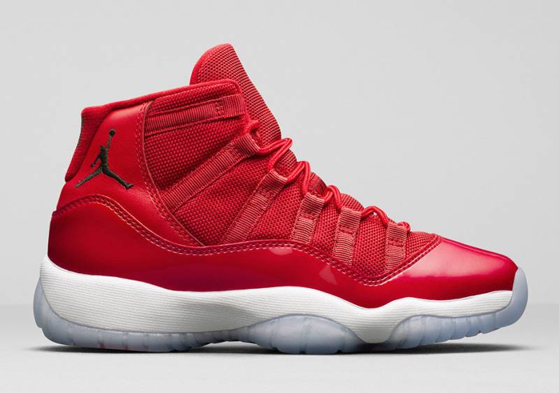 jordan retro 11 red kids