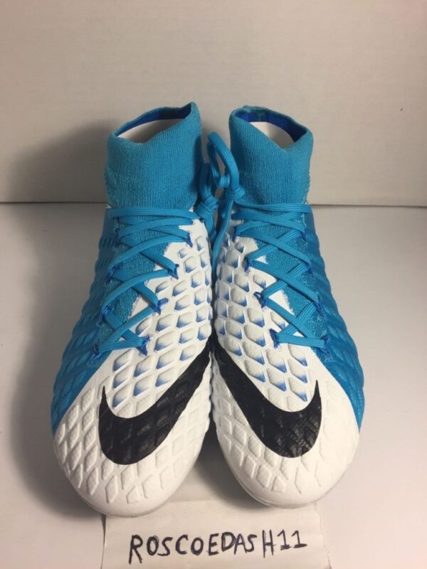 Buy Best Nike Hypervenom Phantom III DF FG Mens Soccer Cleats Blue 860643-104 Size 6-13