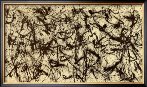Online Sale: No. 32, c.1950 Framed Art Print By Jackson Pollock - 24x14.5