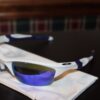 Online Sale: Oakley Half Jacket 2.0 OO9144-08 Pearl White/Violet Iridium Sports Sunglasses