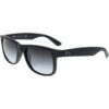 Online Sale: Ray-Ban Men's Gradient Justin RB4165-601/8G-51 Black Wayfarer Sunglasses