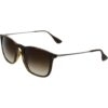 Online Sale: Ray-Ban Women's Chris RB4187-856/13-54 Silver Round Sunglasses