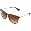 Buy Best Ray-Ban Women's Gradient Erika RB4171-865/13-54 Brown Round Sunglasses