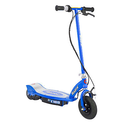 Online Sale: Razor E100 Motorized 24 Volt Rechargeable Electric Power Kids Scooter, Blue
