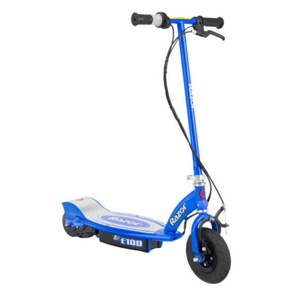 Online Sale: Razor E100 Motorized 24 Volt Rechargeable Electric Power Kids Scooter, Blue