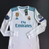 Online Sale: Real Madrid Home Long Sleeve Jersey 17/18 Ronaldo Champions League Climacool