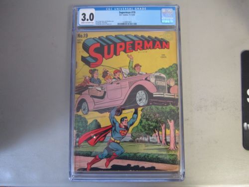 Buy Best Superman #19 CGC 3.0 Comic Book  1942