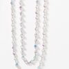 Online Sale: TOUCHSTONE CRYSTAL-Aurore Boreale Mini Chanelle Necklace-56"-Swarovski Crystal
