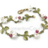 Online Sale: Tea Rose Bracelet By Michael Michaud For Silver Seasons, Exclusively Ours! #7124