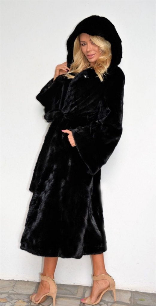 Buy Best Women Lining Black Faux Parka Coat Winter Warm Long Thick Jacket Hooded Outdoor