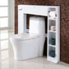 Buy Best Wooden Over The Toilet Storage Cabinet Drop Door Spacesaver Bathroom White