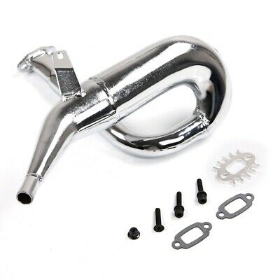 Online Sale: 5X(Metal Exhaust Pipe Tuned Pipe Kit for 1/5 HPI KM BAJA 5FC Rc Car Parts R I3Q4