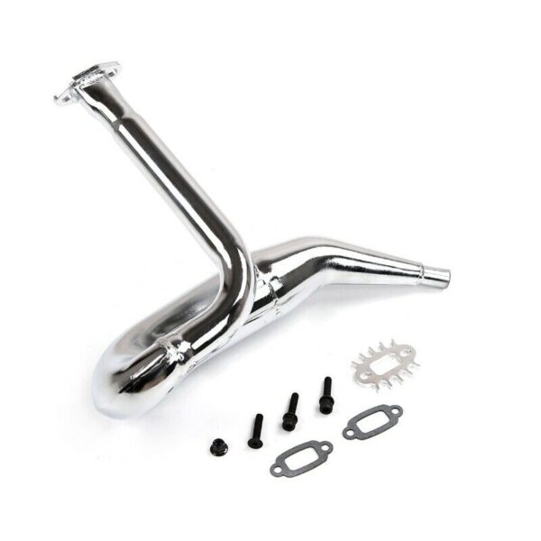 Online Sale: 5X(Metal Exhaust Pipe Tuned Pipe Kit for 1/5 HPI KM BAJA 5FC Rc Car Parts R I3Q4