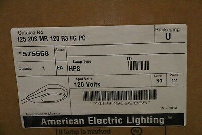 Online Sale: American Electric Lighting 575558 HPS 120V 125 20S MR 120 R3 Street Light 200W