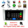 Online Sale: Android 9.1 Car Stereo Radio USB GPS WIFI Mirror Link For 2007-2011 Toyota Camry